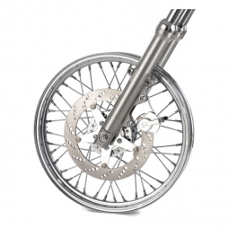Zacisk Hamulcowy Przedni 2P Kustom Tech Polerowany Zacisk Hamulcowy Przedni 2P Kustom Tech Polerowany