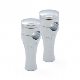 Słupki risers 4" na kierownice 1 " Chrom CNC Słupki risers 4" na kierownice 1 " Chrom CNC
