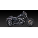 Vance & Hines Shortshots STAGGERED- czarne 04-13r